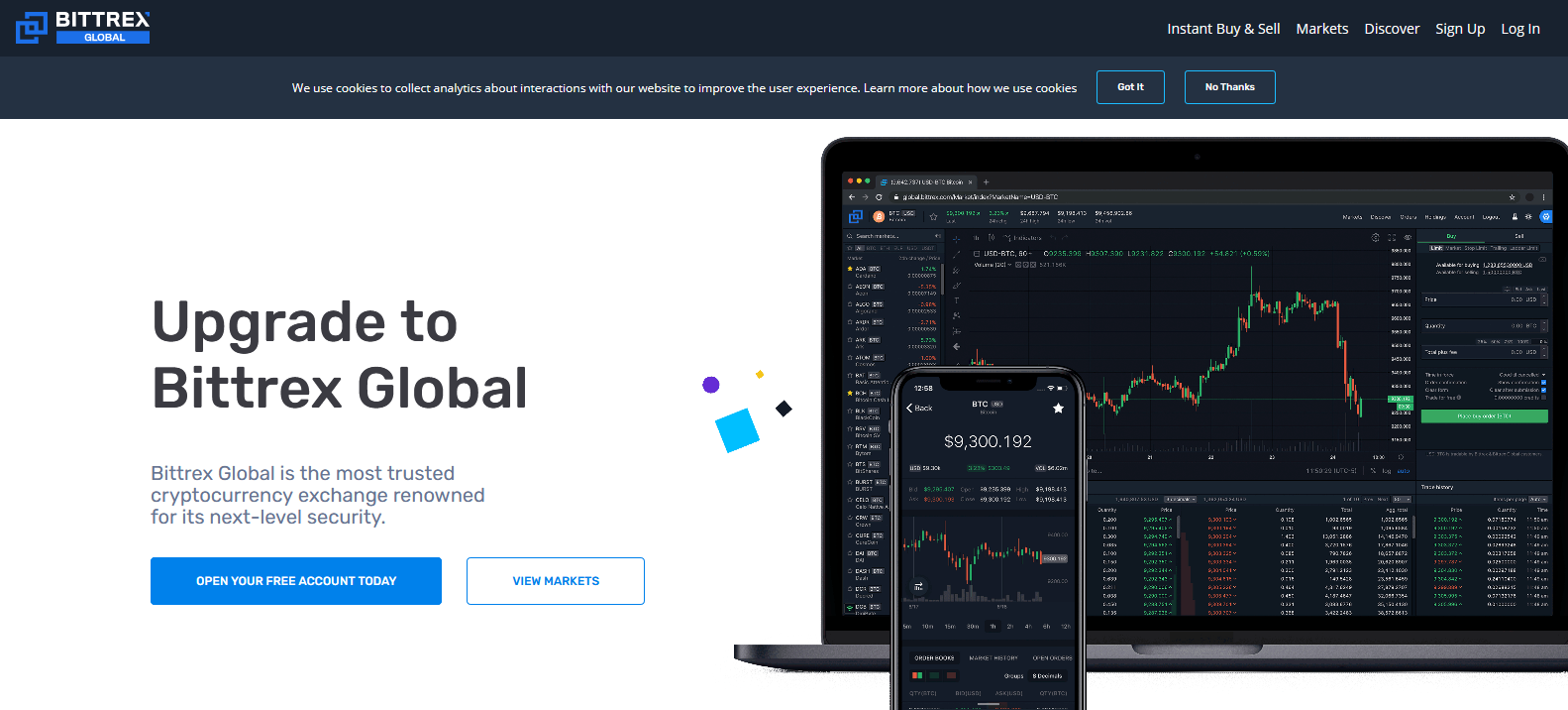 Bittrex com - The Next Generation Crypto-Currency Exchange - Upgrade to Bittrex Global